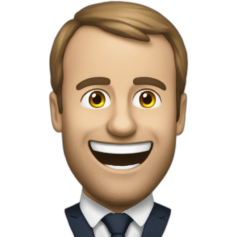 macron en slip emoji