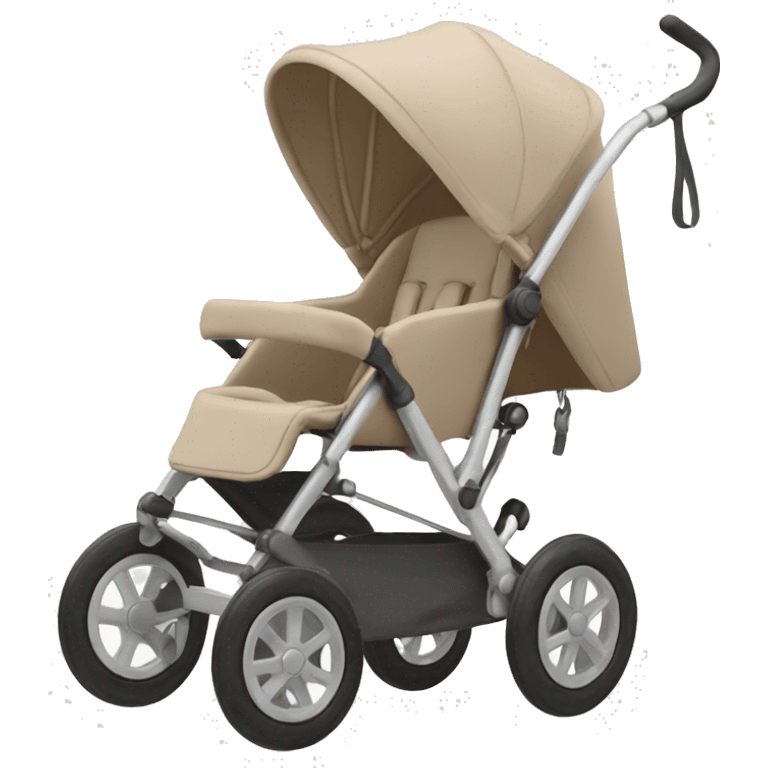 aesthetic beige stroller emoji