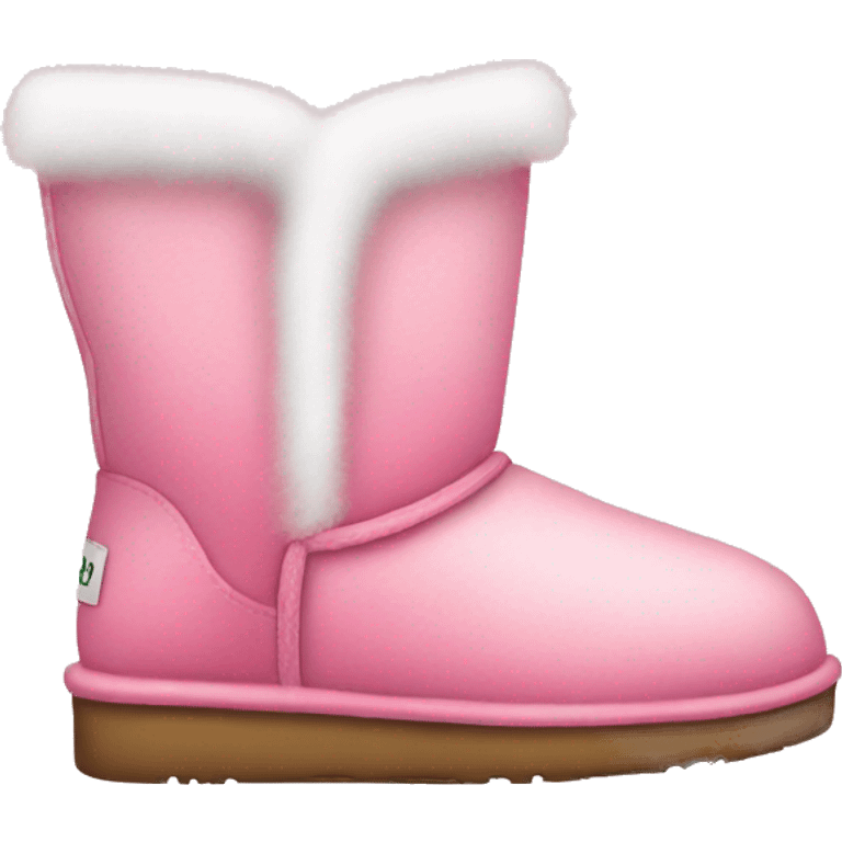 cute pink christmas uggs emoji