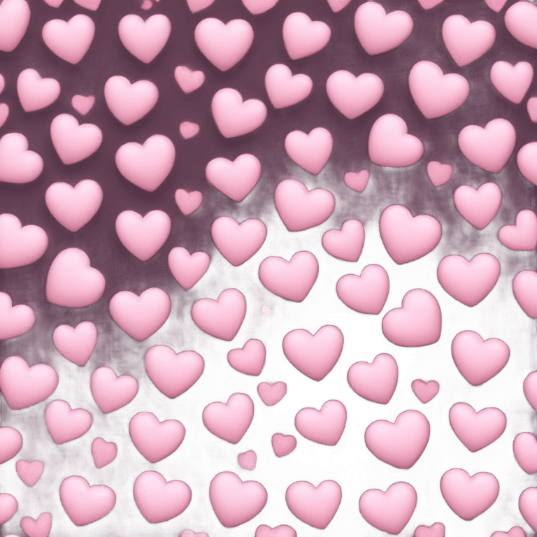 Light pink hearts emoji