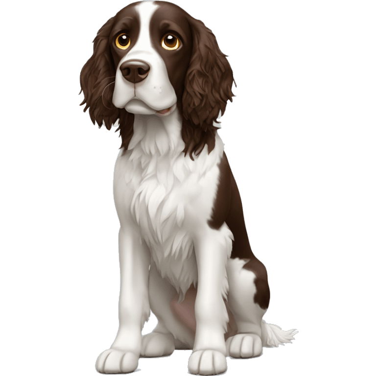 Springer spaniel side emoji