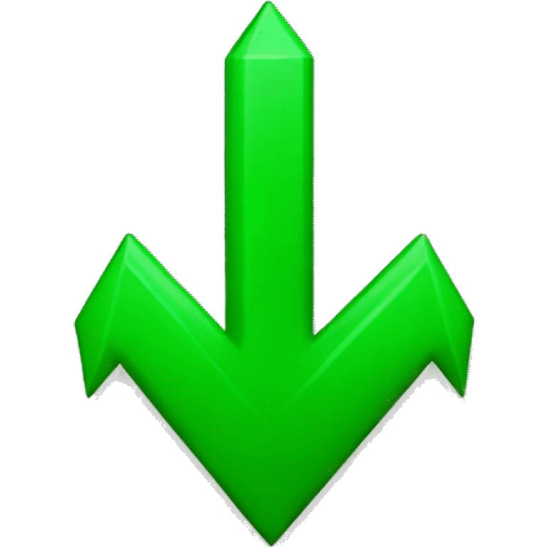 green down arrow emoji