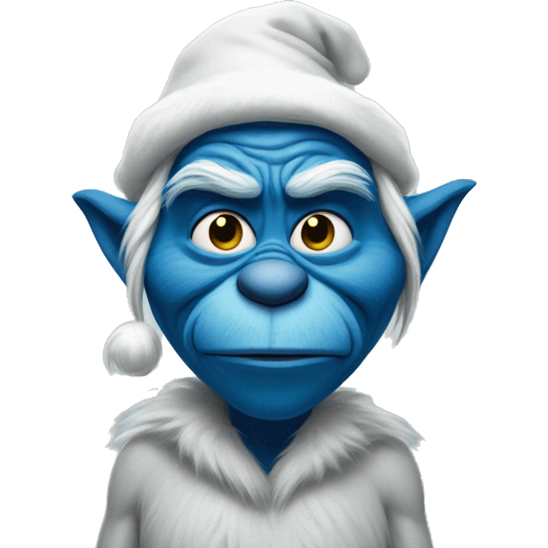 blue grinch emoji