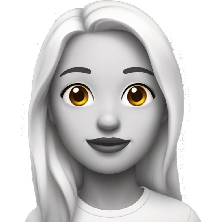 Instagram white and black  emoji