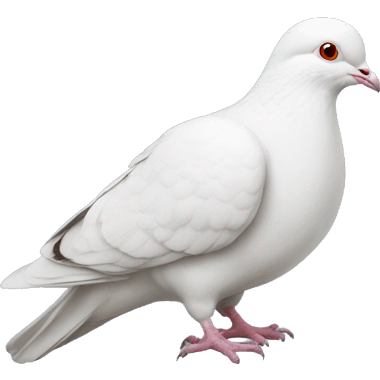 albino pigeon emoji