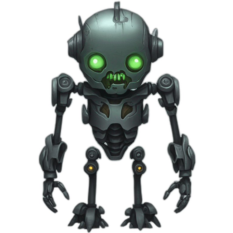 tall necromancer robot emoji