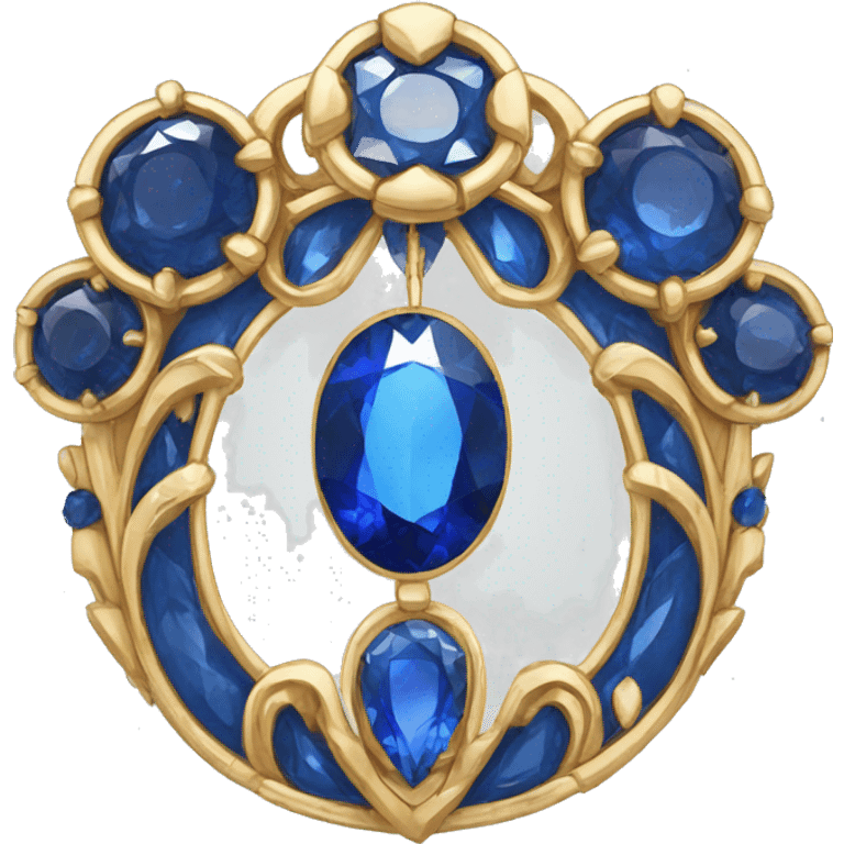 sapphire circlet emoji