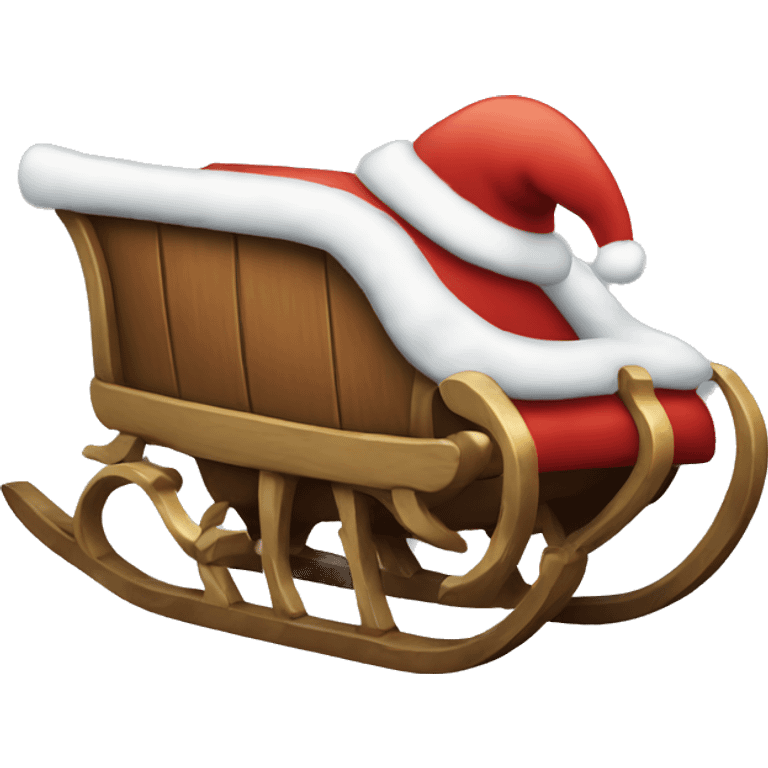 Santa’s sled emoji