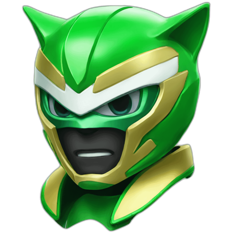 cat green power ranger emoji