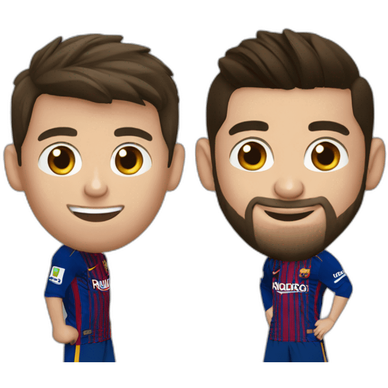 Cr7 et messi emoji