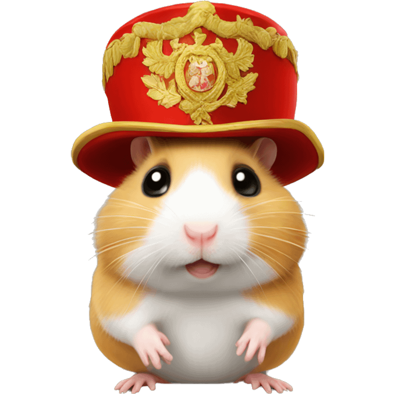 Hamster in a Russian hat emoji