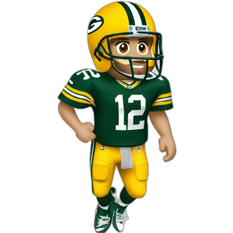 packers quarterback Aaron Rodgers emoji