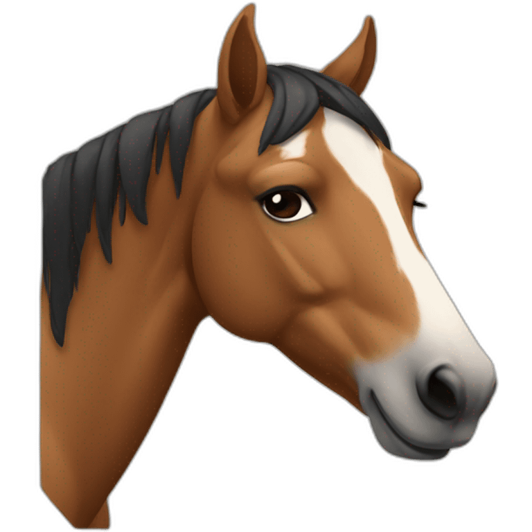 horse sleep emoji