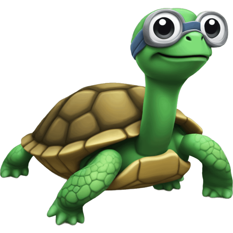 Turtle play video games emoji