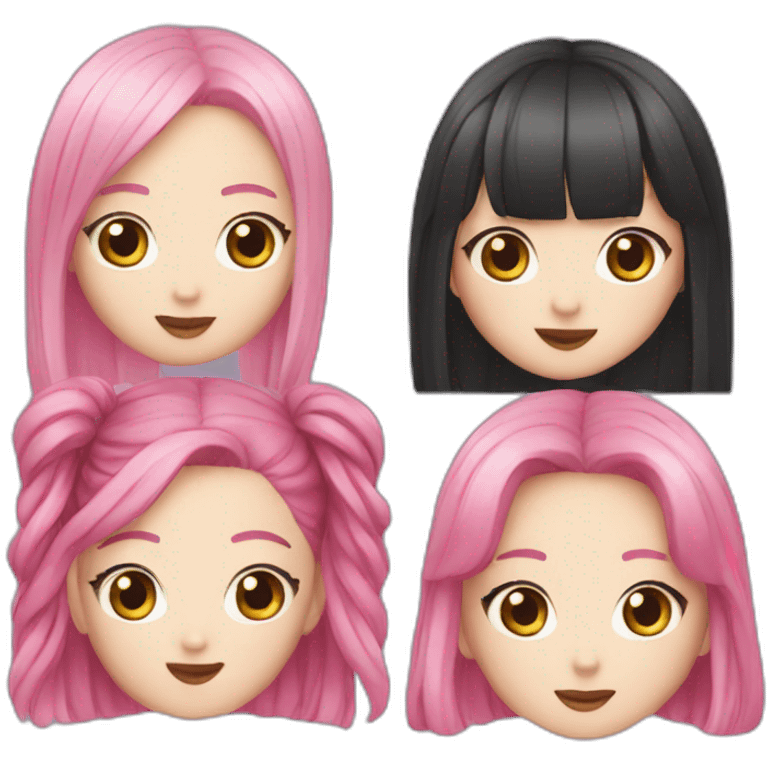 Blackpink kpop group emoji