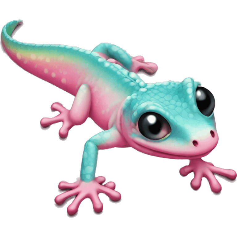 pink gecko emoji