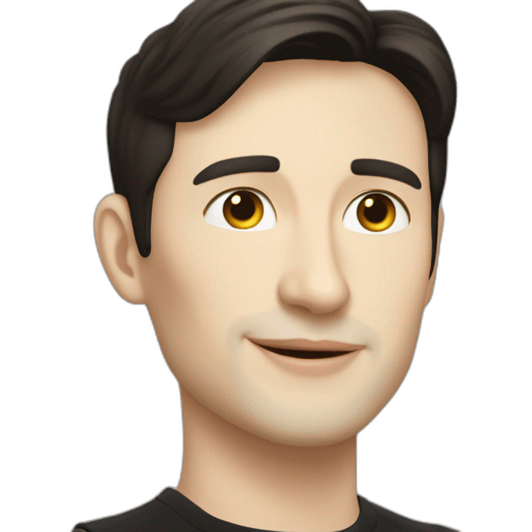 Pavel-Durov Pixar style emoji