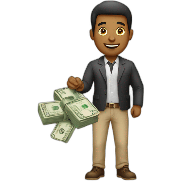 guy with money emoji