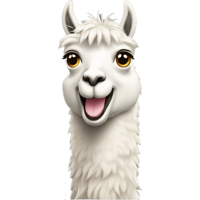 smiling llama emoji