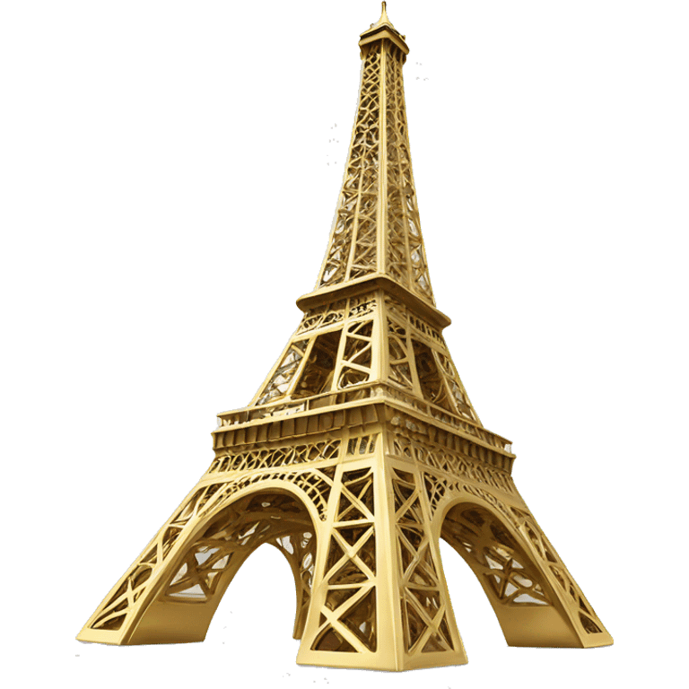 Tour Eiffel gold  emoji