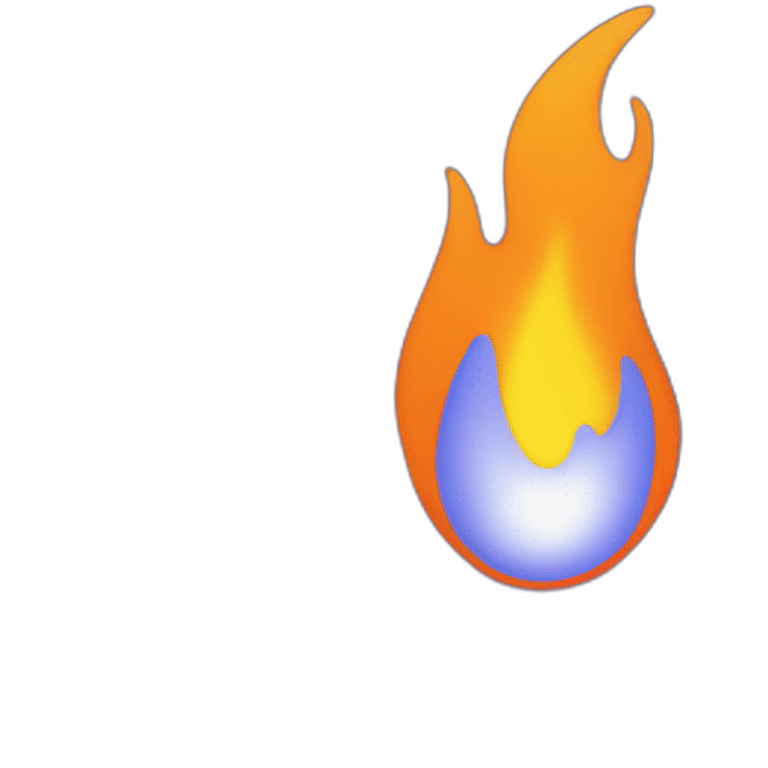 Flame en colere emoji