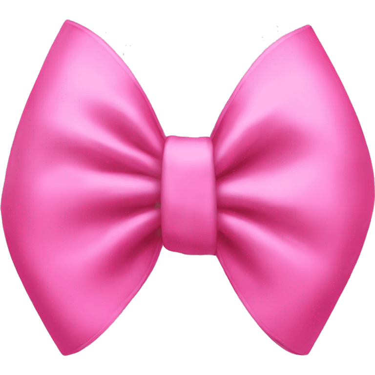 A pink bow emoji