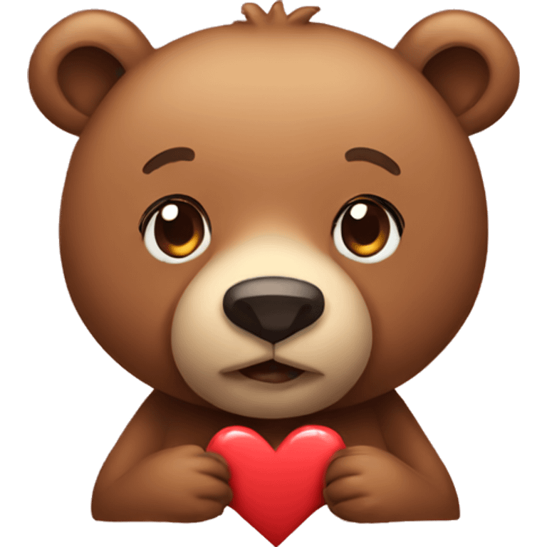 Bear with a Heart  emoji