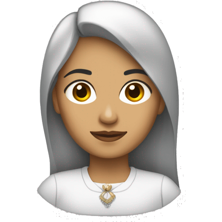 Mujer morena diseñadora emoji