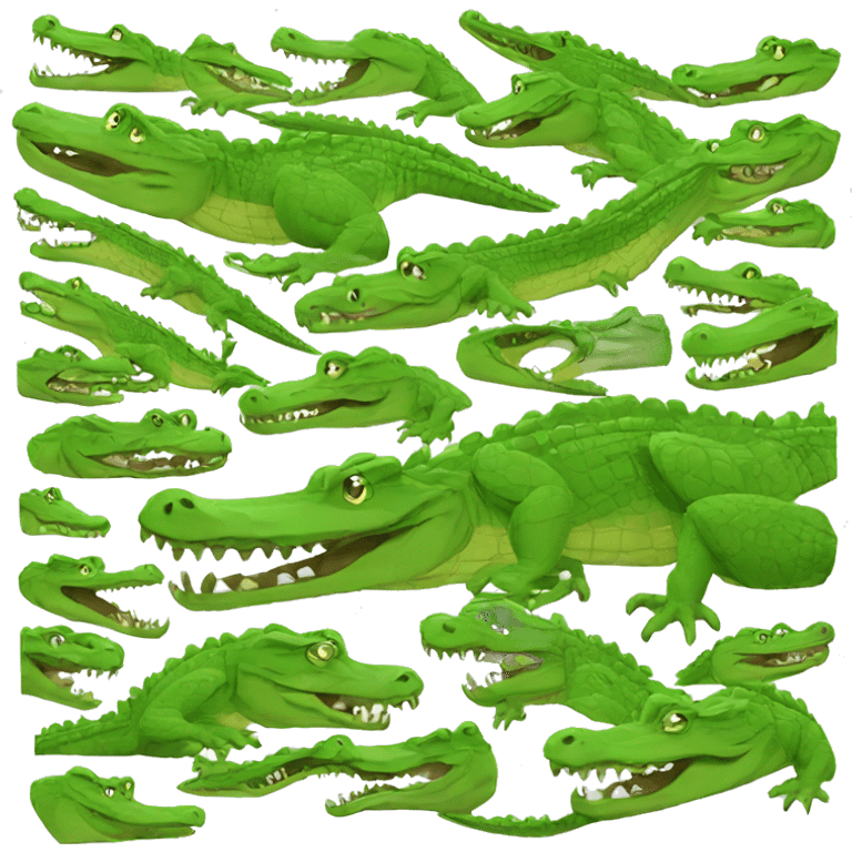 Crocodile Fight emoji