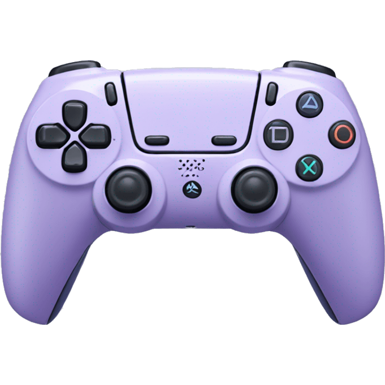 Ps5 pastel purple controller  emoji