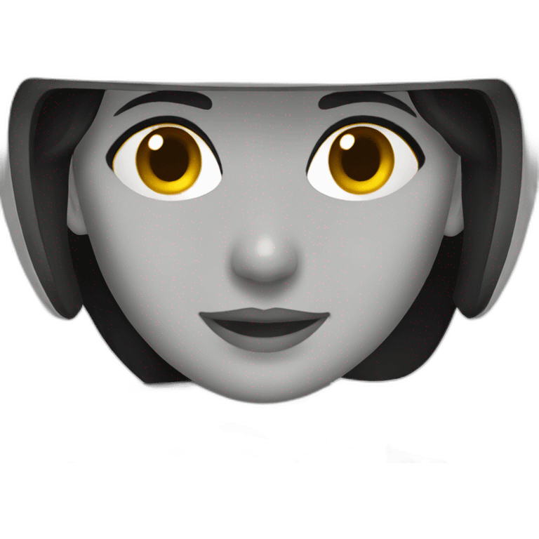 female driver with helmet emoji