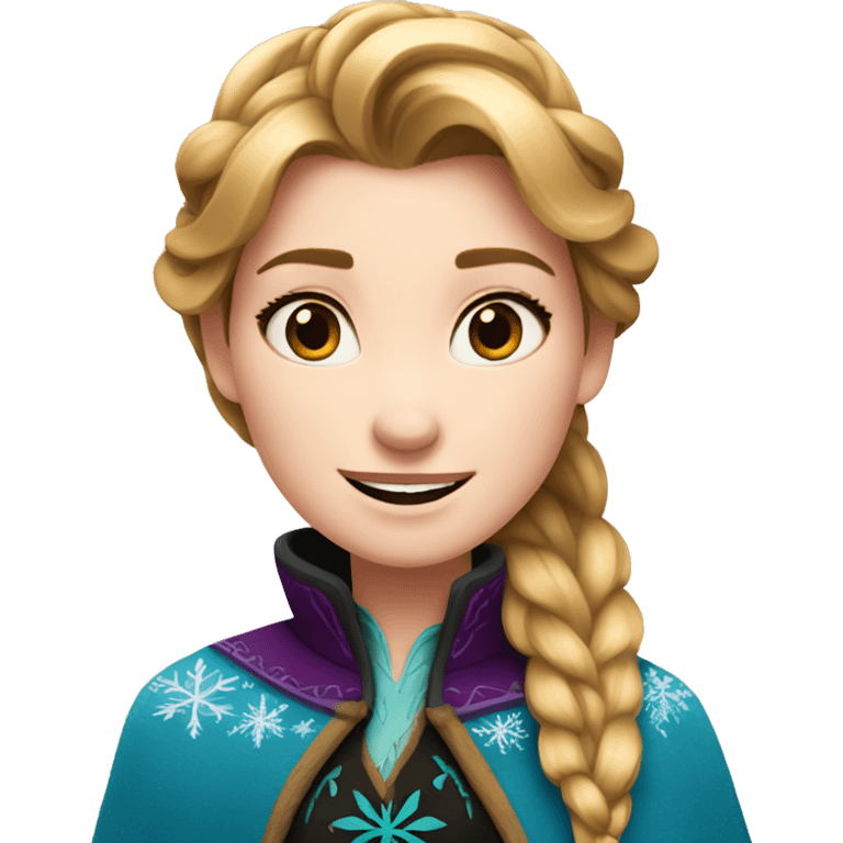 anna from frozen emoji