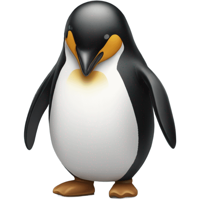 Penguin wearing boots emoji