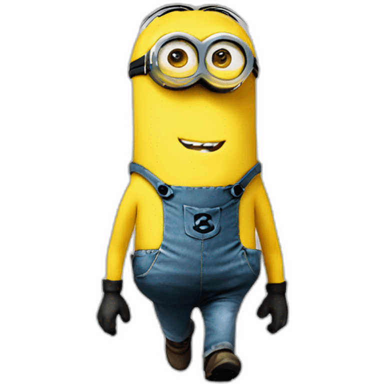 Minion walking forwards emoji