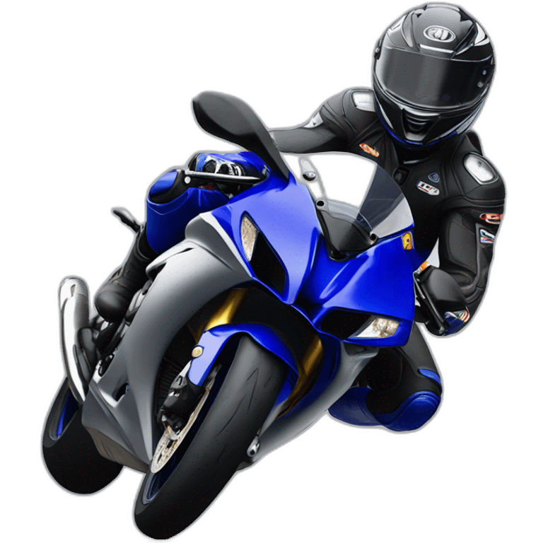 dude dropping yamaha r6 falling emoji