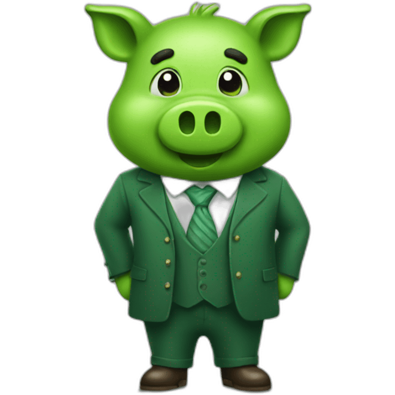 green piggy trader emoji