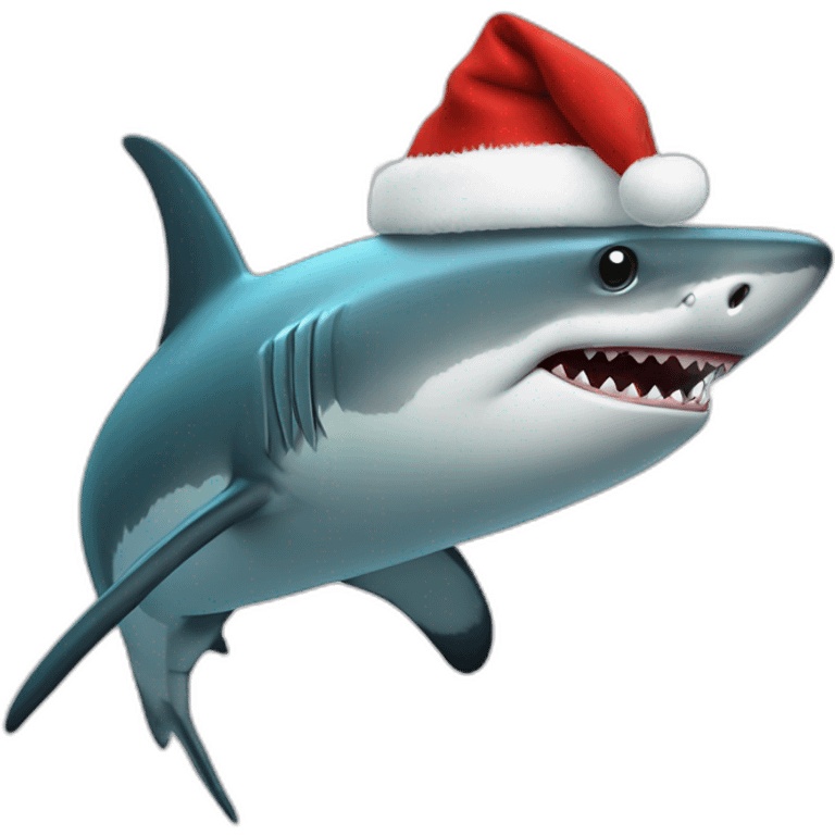 Requin de Noël  emoji