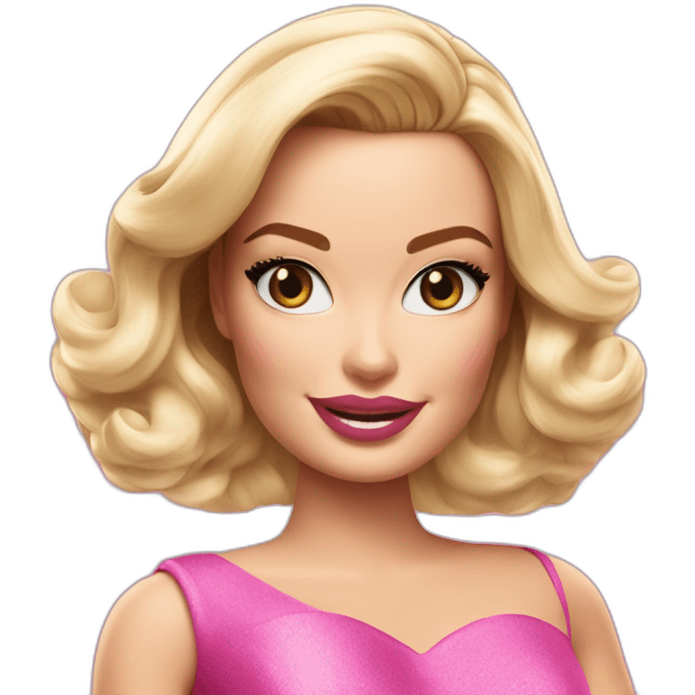 margot robbie as barbie emoji