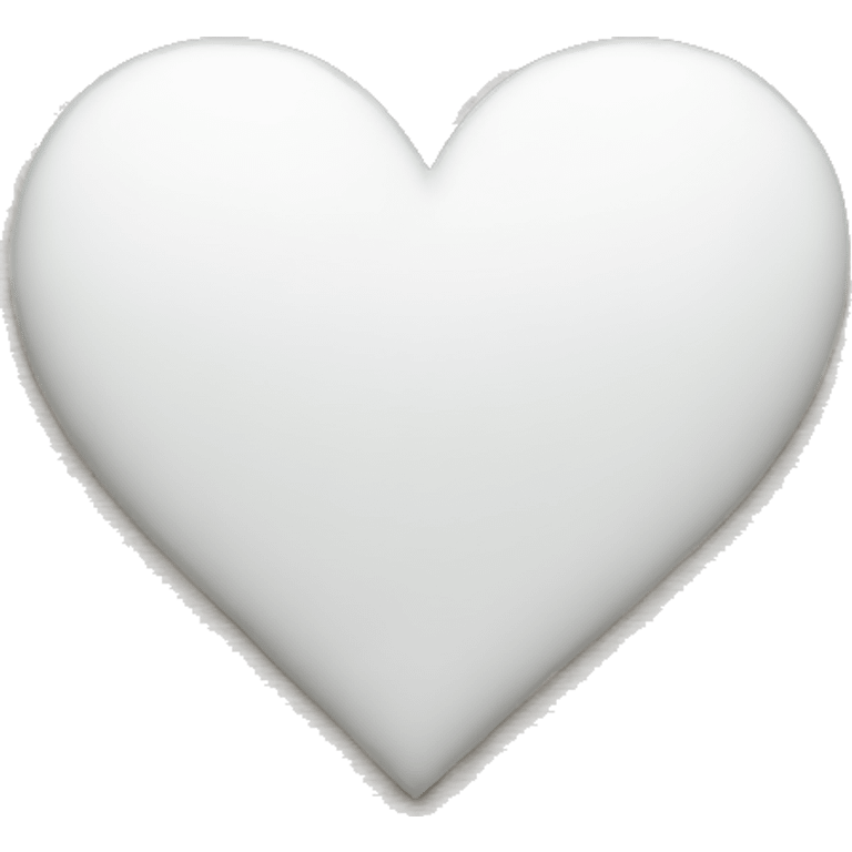 white heart outline  emoji