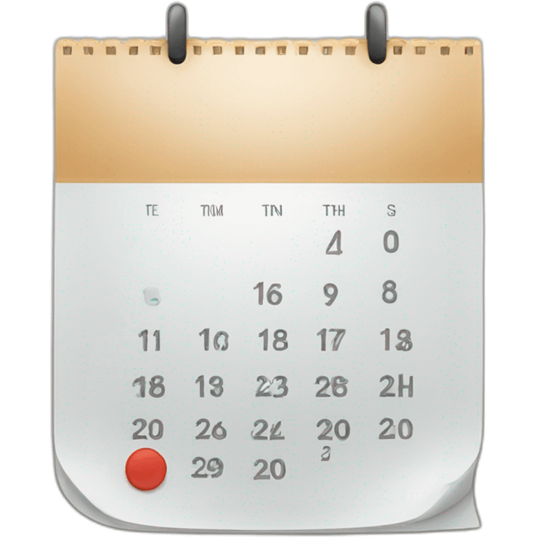 calendar day emoji