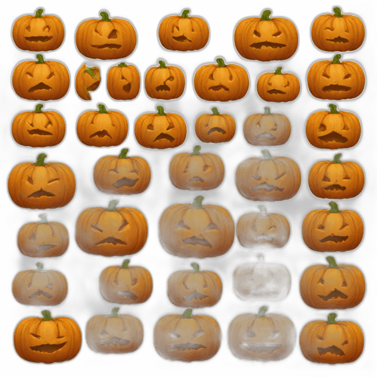 Pumpkin head emoji