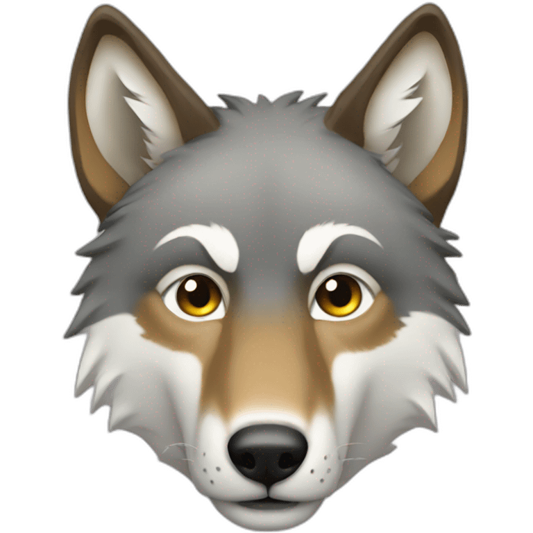 tete de loup emoji