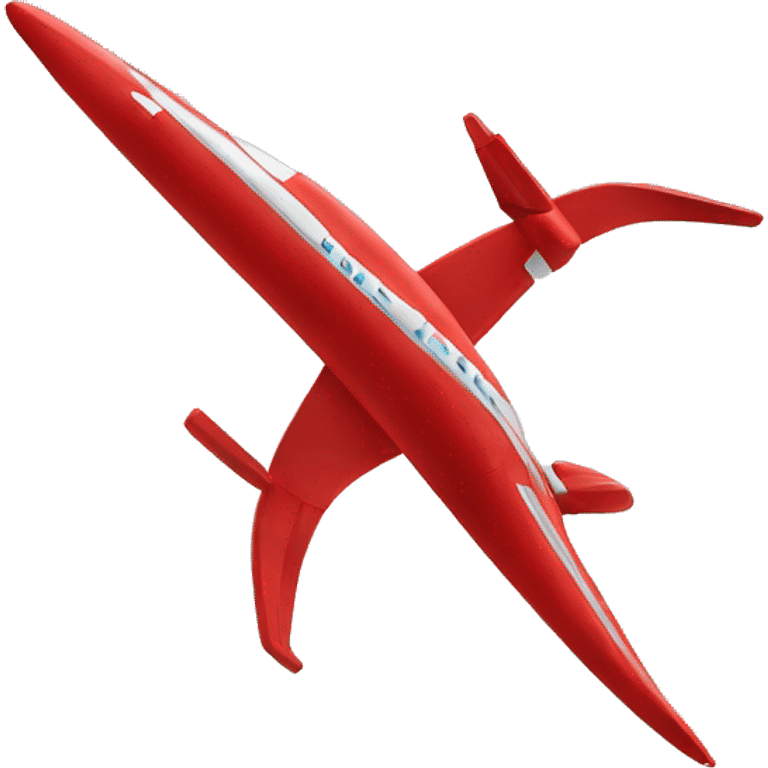 Red airplane  emoji