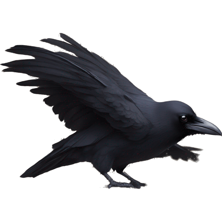 a raven on a book  emoji