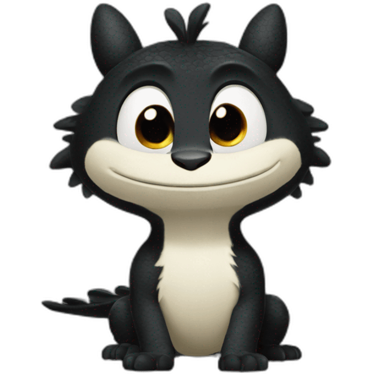 krokmou from film "How to Train Your Dragon" emoji