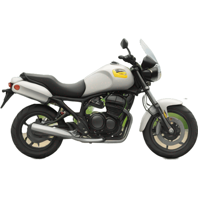 motorcycle in scenic landscape emoji