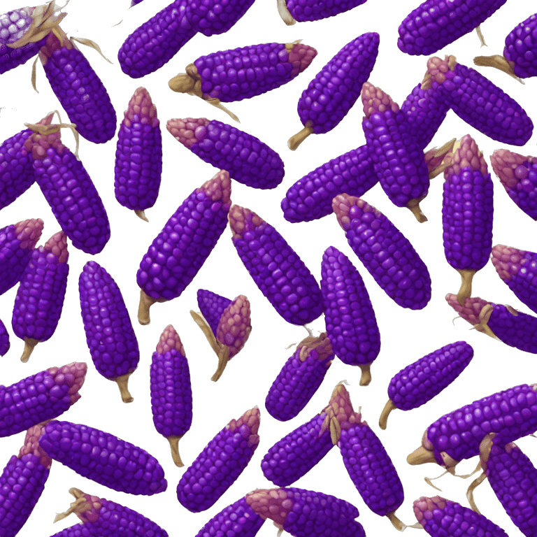 purple corn cheering emoji