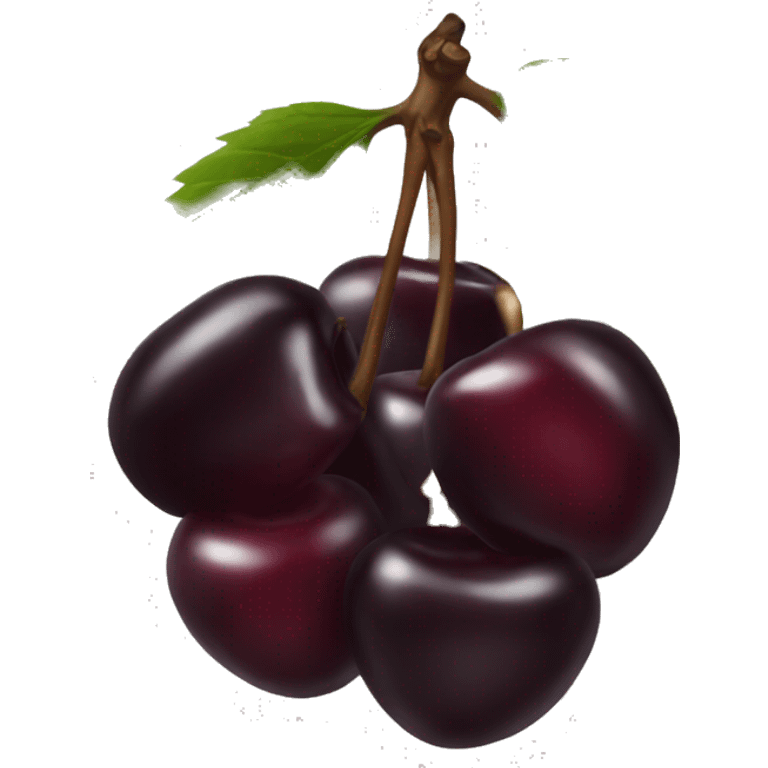 dark cherries  emoji