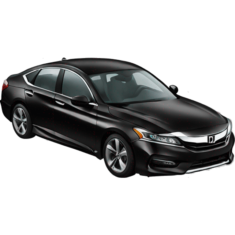 Black Honda accord emoji