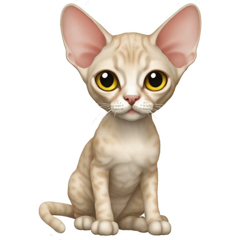 Devon Rex Full Body emoji